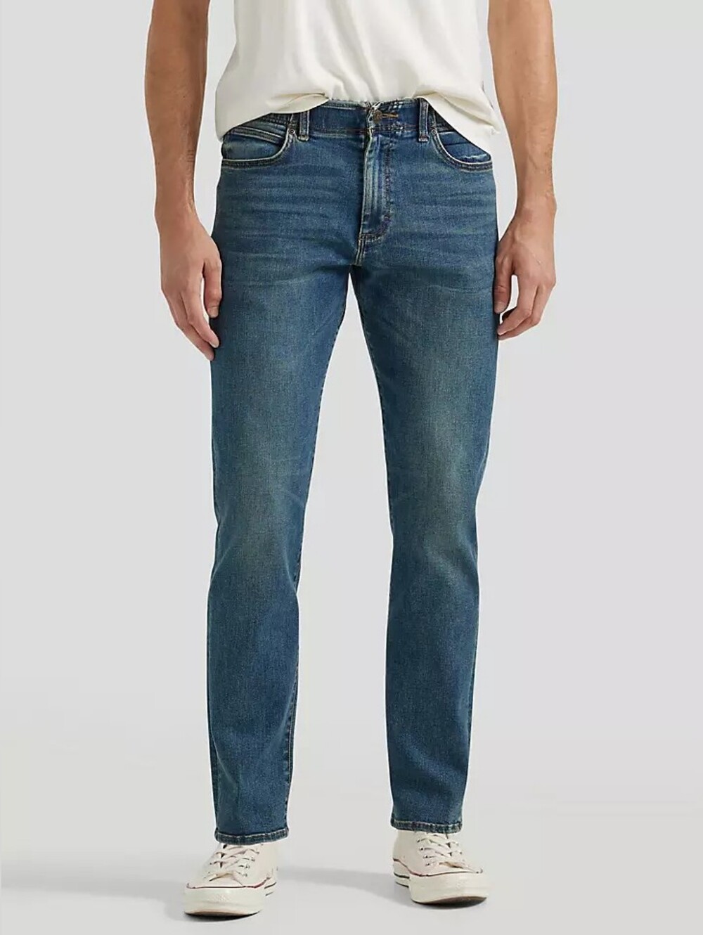 Lee Straight Fit Jeans Extreme Motion Tapered Leg Pants Performance Mens 36x30